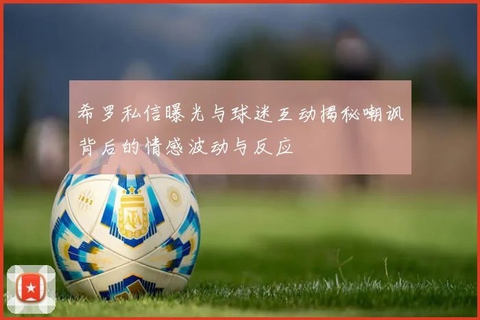 希罗私信曝光与球迷互动揭秘嘲讽背后的情感波动与反应